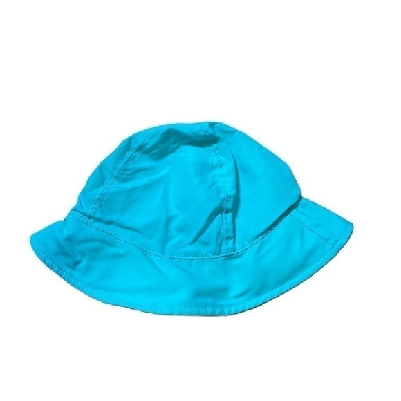 Baby Hat Blue Neck Strap One Size Sun - Picture 1 of 5
